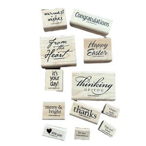 Stampin Up Holiday All Year Rubber Stamps
